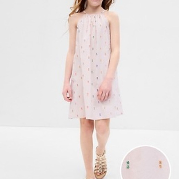 GAP Kids Halter Dress Cream - Picture 1 of 5